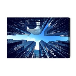Obraz Na Płótnie Budynki Biznesowe Canvas Naturalny 120x80 LB-66-NC120-80