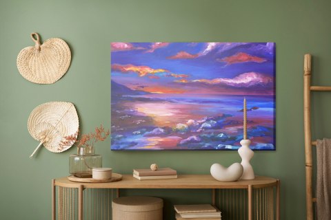 Obraz Na Płótnie Abstrakcyjny Krajobraz Morski Canvas 120x80 LB-589-C120-80