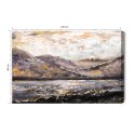 Obraz Na Płótnie Abstrakcyjny Krajobraz Górski Canvas 120x80 LB-1026-C120-80