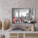 Obraz Na Płótnie Deszczowy Dzień W Londynie Canvas Naturalny 120x80 LB-1301-NC120-80