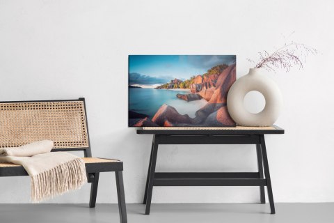 Obraz Na Płótnie Plaża Anse Source D'argent Canvas Naturalny 120x80 LB-4506-NC120-80