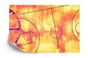 Fototapeta Abstrakcyjne Boisko Do Koszykówki Tapeta Samoprzylepna 520x318 FT-3161-SKXXXXXL