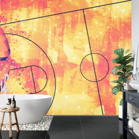 Fototapeta Abstrakcyjne Boisko Do Koszykówki Vinyl Gładki 460x300 FT-3161-VG12