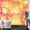 Fototapeta Abstrakcyjne Boisko Do Koszykówki Vinyl Gładki 520x318 FT-3161-VGXXXXXL