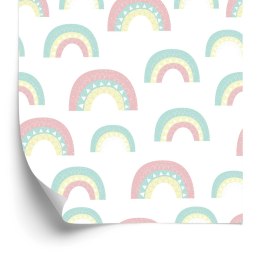 Tapeta Pastelowa Tęcza Flizelina 53x1000 TR-2426-VER-53