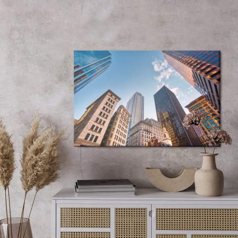 Obraz Na Płótnie Bostońskie Wieżowce Canvas 120x80 LB-81-C120-80
