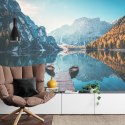 Fototapeta Jezioro Lago Di Braies We Włoszech Tapeta Samoprzylepna 180x120 FT-3932-SK180-120