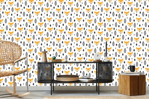 Tapeta Lisy Z Liśćmi Flizelina 53x1000 TR-4024-VER-53