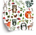 Tapeta Dla Dzieci - Leśne Zwierzątka I Przyjaciele Flizelina 53x1000 TR-3118-VER-53