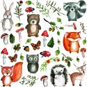 Tapeta Dla Dzieci - Leśne Zwierzątka I Przyjaciele Flizelina 53x1000 TR-3118-VER-53