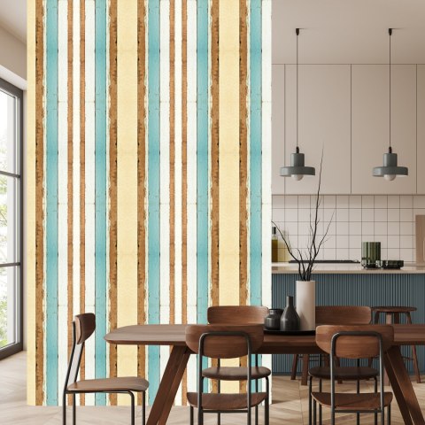 Tapeta Deski Drewniane Kolorowe Flizelina 53x1000 TR-1013-VER-53