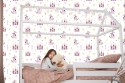 Tapeta Bajkowa Do Pokoju Dziecka, Zamek, Smoki Flizelina 53x1000 TR-2296-VER-53