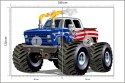 Fototapeta Amerykański Monster Truck Flizelina Zmywalna 180x120 FT-2355-VEML180-120