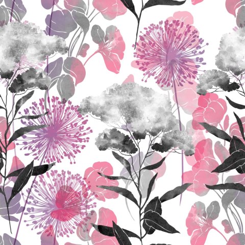 Tapeta Dmuchawce Z Ziołami Polnymi Flizelina 53x1000 TR-4068-VER-53