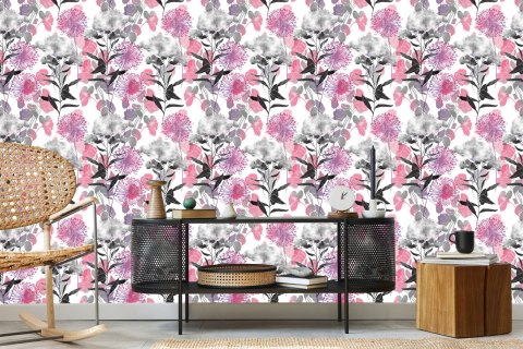 Tapeta Dmuchawce Z Ziołami Polnymi Flizelina 53x1000 TR-4068-VER-53