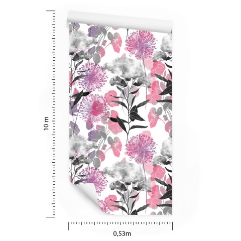 Tapeta Dmuchawce Z Ziołami Polnymi Flizelina 53x1000 TR-4068-VER-53