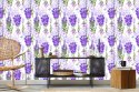Tapeta Lawenda Z Kokardkami Flizelina 53x1000 TR-1847-VER-53