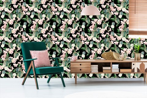 Tapeta Orchidea Storczyk Natura Kwiaty Do Salonu Flizelina 53x1000 TR-1928-VER-53