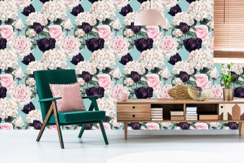 Tapeta Róże W Stonowanych Kolorach Flizelina 53x1000 TR-3410-VER-53