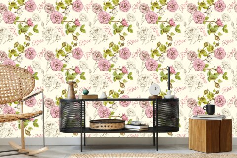 Tapeta Stylowe Róże Flizelina 53x1000 TR-2873-VER-53