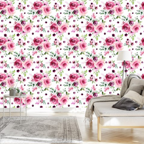 Tapeta Barwne Róże Flizelina 53x1000 TR-1405-VER-53