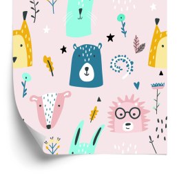 Tapeta Dla Dzieci - Leśne Zwierzątka Flizelina 53x1000 TR-866-VER-53