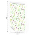 Tapeta Kwiaty, Liście Polne Akwarela Flizelina 53x1000 TR-2043-VER-53