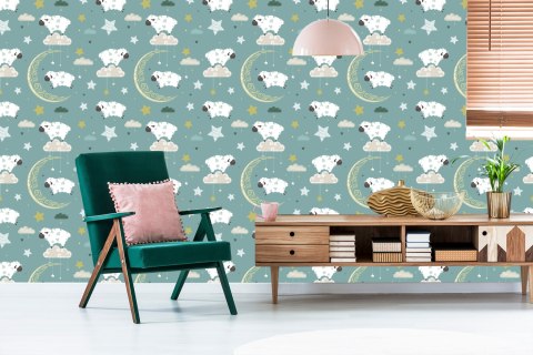 Tapeta Owce I Księżyce Flizelina 53x1000 TR-1812-VER-53