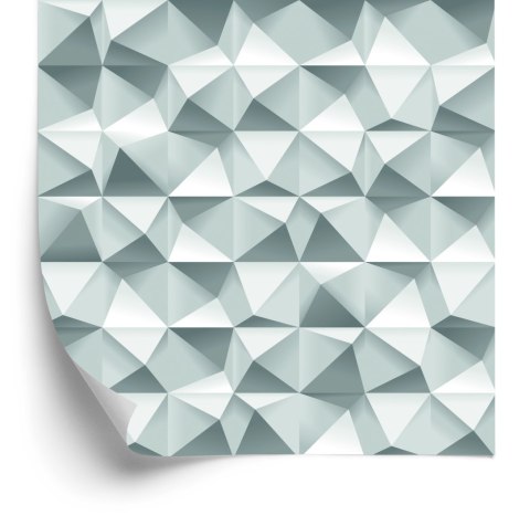 Tapeta 3D, Nowoczesna, Geometryczna, Do Sypialni Flizelina 53x1000 TR-2674-VER-53
