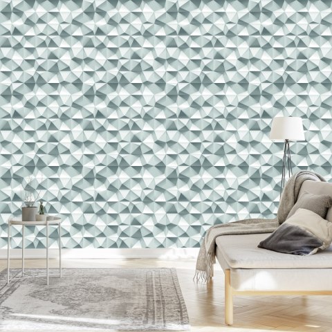 Tapeta 3D, Nowoczesna, Geometryczna, Do Sypialni Flizelina 53x1000 TR-2674-VER-53