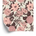 Tapeta Pastelowe Kwiaty W Stylu Vintage Flizelina 53x1000 TR-569-VER-53