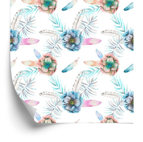 Tapeta Piękne Zawilce I Pióra Flizelina 53x1000 TR-1111-VER-53