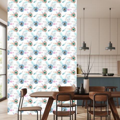 Tapeta Piękne Zawilce I Pióra Flizelina 53x1000 TR-1111-VER-53