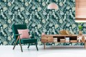 Tapeta Stylowe Kwiaty I Liście Flizelina 53x1000 TR-1277-VER-53