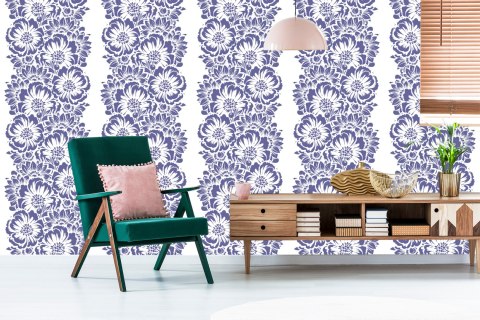 Tapeta Abstrakcyjne Kwiaty Flizelina 53x1000 TR-1102-VER-53