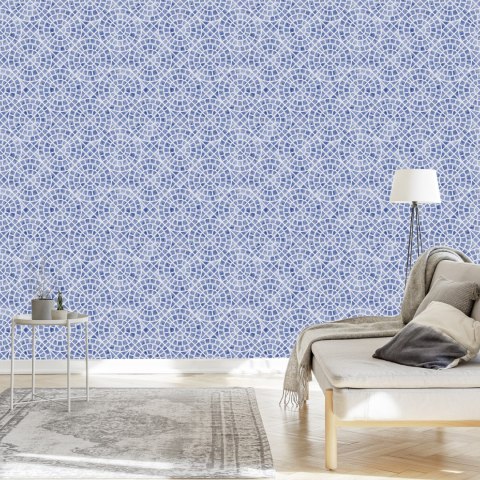 Tapeta Do Jadalni, Geometryczna Mozaika Flizelina 53x1000 TR-2774-VER-53