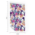 Tapeta Kolorowe Malowane Tulipany Flizelina 53x1000 TR-4129-VER-53