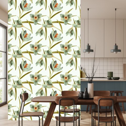 Tapeta Kwiaty Krokus Vintage Flizelina 53x1000 TR-1948-VER-53