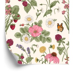 Tapeta Sezonowe Owoce Z Kwiatami Flizelina 53x1000 TR-3908-VER-53