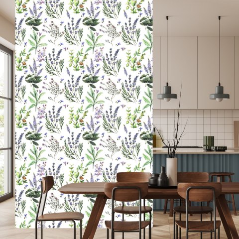 Tapeta Kolorowe Kwiaty Lawendy Flizelina 53x1000 TR-1713-VER-53