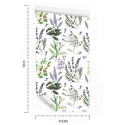 Tapeta Kolorowe Kwiaty Lawendy Flizelina 53x1000 TR-1713-VER-53