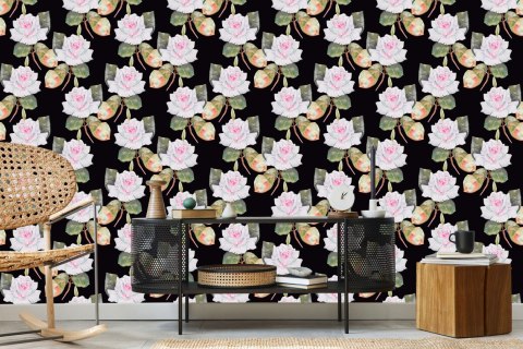 Tapeta Malowane Róże Vintage Flizelina 53x1000 TR-4840-VER-53