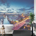 Fototapeta Centrum Berlina Nocą Vinyl Gładki 180x120 FT-2516-VG180-120