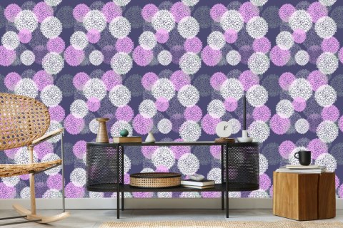 Tapeta Kolorowy Kwiecisty Wzór Flizelina 53x1000 TR-1244-VER-53