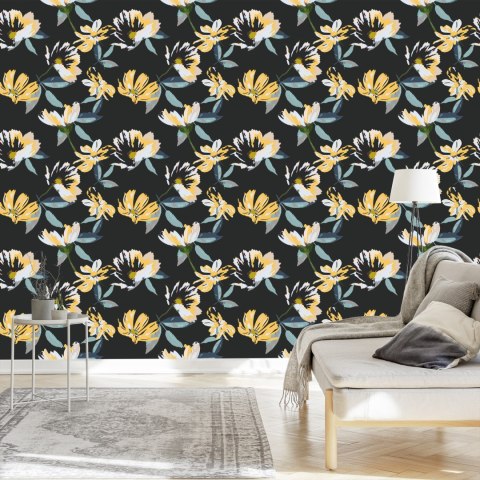 Tapeta Kwiatowy Wzór Flizelina 53x1000 TR-1662-VER-53