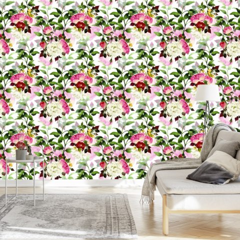 Tapeta Piękne Kolorowe Kwiaty Flizelina 53x1000 TR-932-VER-53