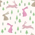 Tapeta Dla Dzieci - Piękne Zające Flizelina 53x1000 TR-1561-VER-53