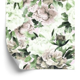 Tapeta Do Sypialni Kwiaty Akwarela Natura Liście Flizelina 53x1000 TR-2639-VER-53