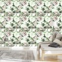 Tapeta Do Sypialni Kwiaty Akwarela Natura Liście Flizelina 53x1000 TR-2639-VER-53