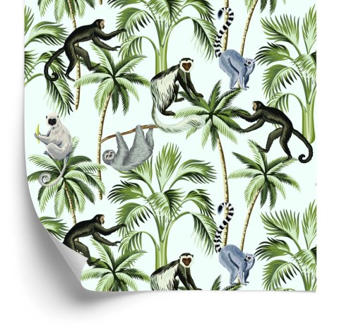 Tapeta - Dzikie Zwierzęta I Drzewa Flizelina 53x1000 TR-1772-VER-53